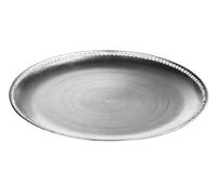 Orsina Minimalist Radiance Silver Decorative Charger Plate, Functional Dinner Plates, Reliable Silver Dinner Plate Orsina Silver