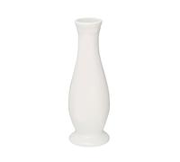 Orsina Minimalist Shape White Curved Vase, Elegant Porcelain Vase For Living Room, High Quality Flower Vase Orsina White