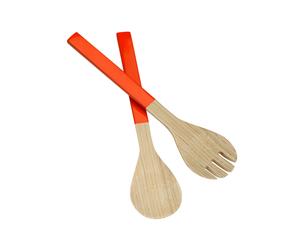 Orsina Minimalist Terrazzo Tray, Versatile Round Tray, Minimalist Snack Tray, Lightweight & Compact Outdoor in Orange Orsina Orange