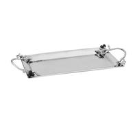 Orsina Miressa Small Grapes Tray, Reflective Stainless Steel in Silver Orsina Silver