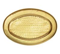 Orsina Mixology Large Serving Platter, Hammered Surface in Gold Orsina Gold