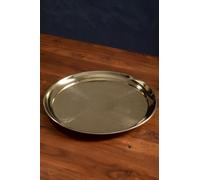 Orsina Mixology Small Serving Plate, Warm Metallic Finish in Gold Orsina Gold