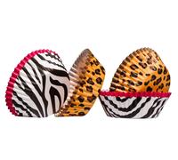 Orsina Modern Animal Print 60Pcs Medium Cupcake Cases, Chic Pastry Shells, Dessert Cups, Decorative Bake Liners Orsina Multicolor