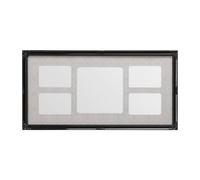 Orsina Modern Black 5 Multi Photo Frame,multi-Frame Collage For Bedroom Decor,luxe Black Finished Picture Frame