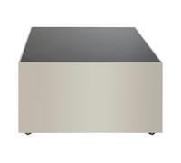 Orsina Modern Design Square Chrome Finish Coffee Table, Stunning Modern Coffee Table, Functional Decorative Table in Silver Orsina Silver