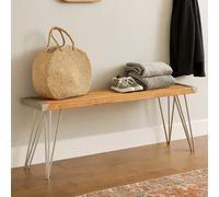 Orsina Modern Design Teak Wood Bench For Patio, Versatile Wooden Bench, Spacious Storage Bench,luxe Kitchen Bench