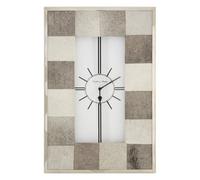 Orsina Modern Patchwork Wall Clock, Durable Stainless Steel Wall Clock For Bedroom, Easy To Read Kitchen Clock