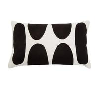 Orsina Monochrome Geometric Rectangular Cushion, Colourful Patterned Cushion For Living Room, Large Cushion Sofa