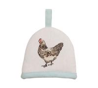 Premier Housewares Charming Hen Design Egg Cosy | Insulated Egg Cosy Warmer | Compact and Lightweight Cotton Cosy | Versatile snd Durable Egg Cosy for Modern, Traditional Kitchen
