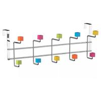 Orsina Multicoloured Cubes 10 Hook Over Door Hanger