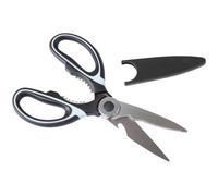 Orsina Multipurpose Black And Pastel Blue Scissors, Eronomic Sharp Scissors, Comfortable Stainless Steel Scissors