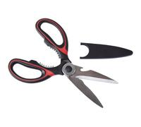 Orsina Multipurpose Black And Red Scissors, Eronomic Sharp Blades Scissors, Comfortable Stainless Steel Scissors