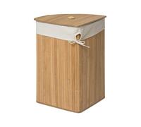 Premier Housewares Kankyo Bamboo Corner Laundry Hamper, Natural