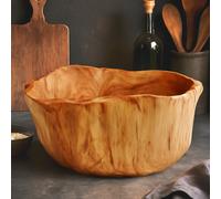 Orsina Natural Cedarwood Kora Large Bowl in Brown Orsina Brown