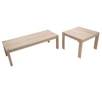 Premier Housewares Loki Natural Set of 2 Tables