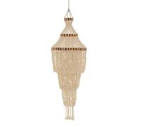 Orsina Natural White & Amber Pendant, Decorative Shell Ceiling Light Fixture, Metal Frame Light For Dining Room in Gold Orsina Gold