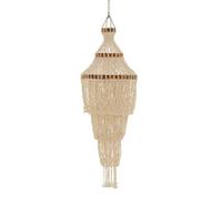 Orsina Natural White And Amber Pendant, Decorative Shell Ceiling Light Fixture, Metal Frame Light For Dining Room