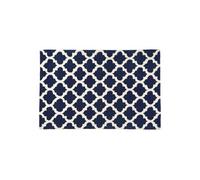 Premier Housewares Small Kensington Townhouse Rug - Navy/White, Blue