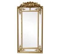 Orsina Neoclassical Bevelled Wall Mirror With Gold Finish, Decorative Mirror With Ornate Frame, Statement Mirror