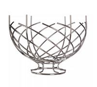 Silver Chrome Nest Design Fruit Basket