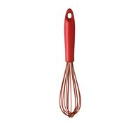 Orsina Non-Stick Black Silicone Whisk, Best Whisk for Baking, Kitchen Whisk, Wire Whisk, Heat Resistant Kitchen Whisk in Red Orsina Red