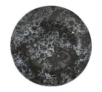 Orsina Nordic Black Faux Marble Dinner Plate, Durable Dinner Plate For Dinner, Versatile Deep Dinner Plate