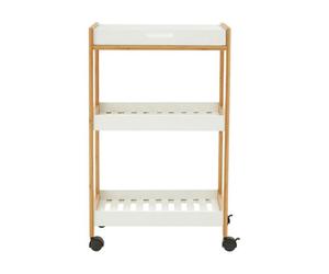 Orsina Nostra 3 Tiers Shelf Unit With Wheels