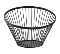 Orsina Oblique Basket With Matte Black Frame, Stylish Angled Wire Basket For Kitchen Or Home Storage, Durable Orsina Black