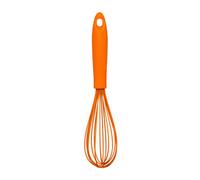 Orsina Orange Silicone Whisk, Non-Stick, Heat-Resistant To 240Degrees, Ergonomic Handle With Hanging Loop