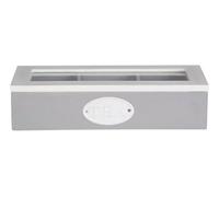 Premier Housewares 1104656 Tea Storage Box, Glass, MDF