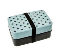 Orsina Organized Light Blue Star Lunch Box With Cutlery, Minimalist Lunch Box, Versatile Reusable Lunch Box