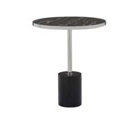 Orsina Oria Black Marble End Table