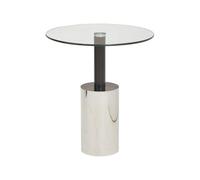 Orsina Oria End Table With Silver Base