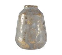 Orsina Orvena Grey And Gold Ceramic Vase