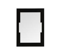 Premier Housewares Osaka Wall Mirror, MDF, Black, 2 x 80 x 60 cm