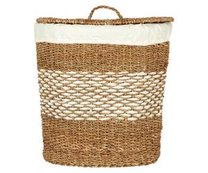 Orsina Oval Seagrass Basket With Lid