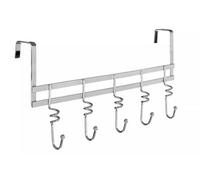 Orsina Over Door Chrome 5 Hook Hanger