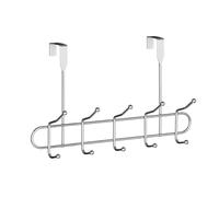 Orsina Over Door Hanger, 10 Silver Ball Hooks Door Hanger, Space-Saving Door Hanger for Bedroom or Washroom Door Orsina Silver
