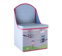 Orsina Owl Design Kids Storage Seat, Easy To Maintain Children Bedroom Seat, Adjustable Playroom Seat
