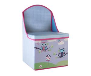 Orsina Owl Design Kids Storage Seat, Easy To Maintain Children Bedroom Seat, Adjustable Playroom Seat