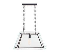 Orsina Palasso Pendant Light, Gold, Black, Glass, Metal