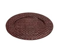 Premier Housewares Pandanus Brown Charger Plate