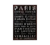 Orsina Paris Themed Wall Plaque