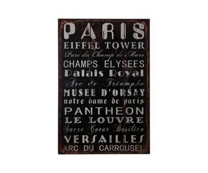 Orsina Paris Themed Wall Plaque