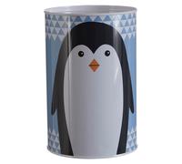 Premier Housewares Parker the Penguin Money, Tin, Blue, 10 x 10 x 15 cm
