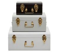 Orsina Parley Set Of Three Monochrome Storage Trunks