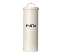 Orsina Pasta Canister, Tall Ceramic Storage Jar With Hand-Drawn Style Label & Lid, Ideal For Keeping Pasta Fresh in Cream Orsina Cream