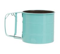Orsina Pastel Green Mechanical Sifter,hand Crank Flour Sifter,powdered Sugar Sieve,stainless Steel Mesh Sifter
