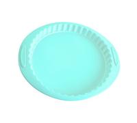 Orsina Pastel Green Pie Or Flan Mould,heat Resistant Round Tart Pan,baking Dish With Fluted Sides,silicone Mould