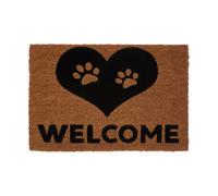 Orsina Paw Heart Printed Coir Doormat